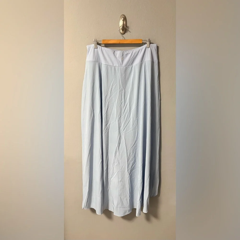 NWT Halara Breezeful High Waisted High Low Ruffle 2-in-1 Flowy Maxi Skirt. X-Lrg